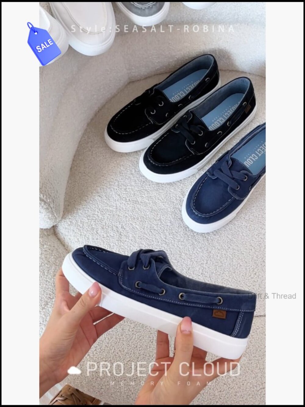 Canvas Slip On Sneakers Memory Foam Insole Lightweight Non-Slip Sole - Picture 7 of 7